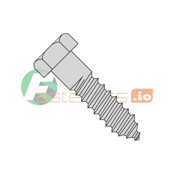 Newport Fasteners Lag Screw, 5/8 in, 7 in, Steel, Hot Dipped Galvanized Hex 35 PK 140634 - main